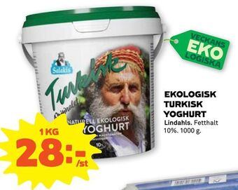 Stora Coop Ekologisk turkisk yoghurt erbjuda
