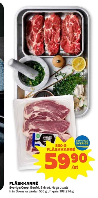 Stora Coop Fläskkarré erbjuda