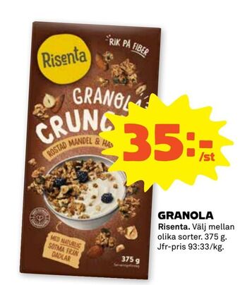 Stora Coop Granola erbjuda