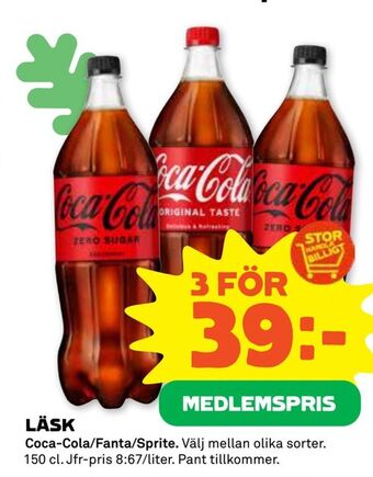 Stora Coop Läsk erbjuda