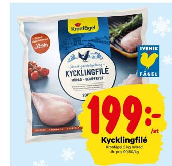 City Gross Kronfågel kycklingfilé erbjuda