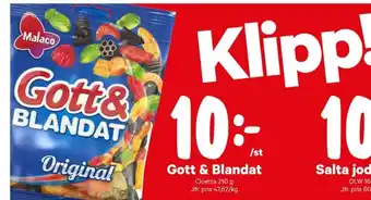City Gross Gott & blandat original godispåsar erbjuda