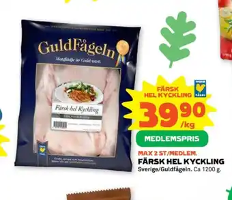 Coop Forum Guldfågeln kyckling erbjuda