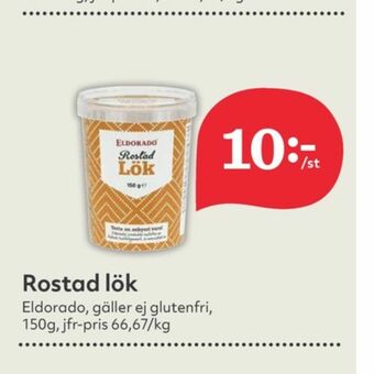 Hemköp Eldorado Lök rostade erbjuda