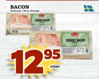 Matdax Gudruns baconskivor erbjuda