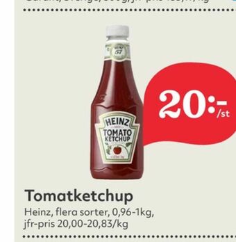 Hemköp Heinz Ketchup erbjuda