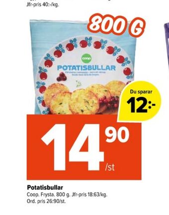 Coop potatisbullar