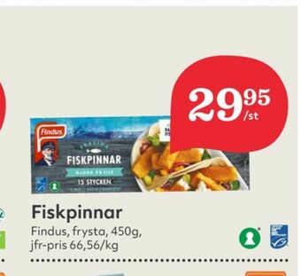 Hemköp Findus Fiskpinnar erbjuda
