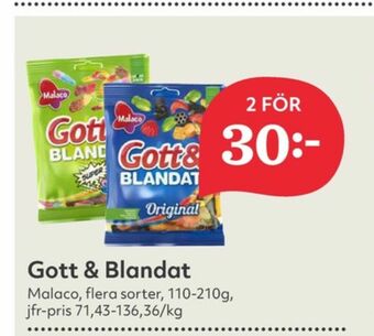 Hemköp Gott & Blandat Godispåsar erbjuda