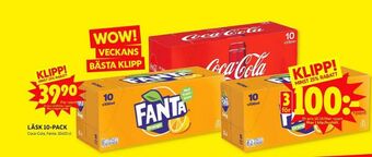 ICA Kvantum Coca Cola Läskedryck erbjuda