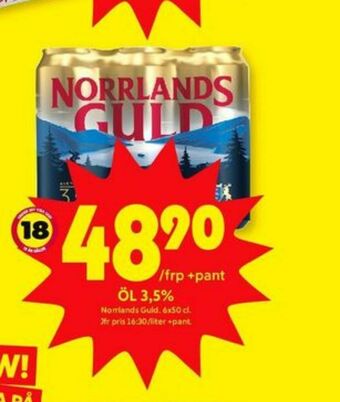 ICA Kvantum Norrlands Guld Öl erbjuda