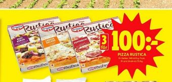 ICA Kvantum Rustica Pizza erbjuda