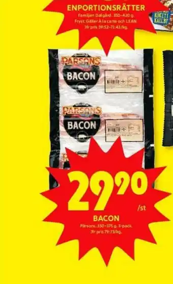 ICA Kvantum Pärsons Bacontärningar erbjuda