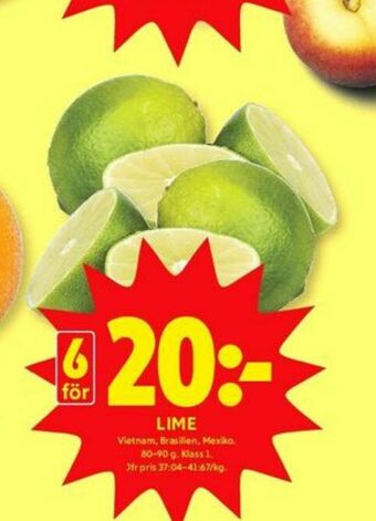 ICA Kvantum Lime erbjuda