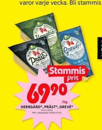 ICA Kvantum Arla Prästost erbjuda