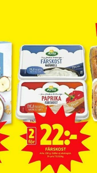 ICA Kvantum Arla Färskost erbjuda