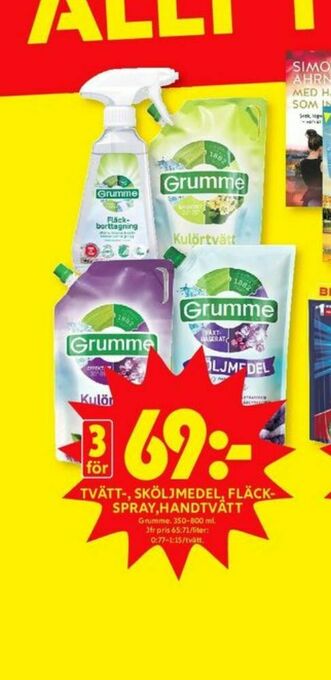 ICA Kvantum Grumme Sköljmedel erbjuda