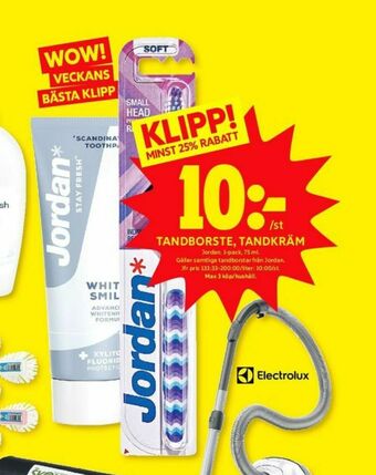 ICA Kvantum Jordan Tandborste erbjuda