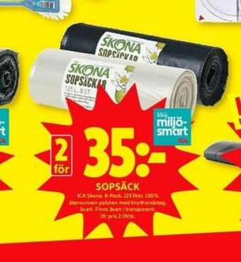 ICA Kvantum Skona Sopsäck erbjuda