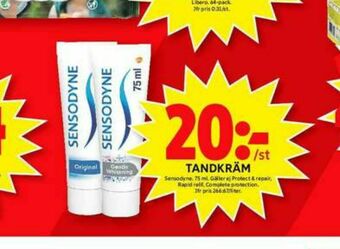 ICA Maxi Sensodyne Tandkräm erbjuda