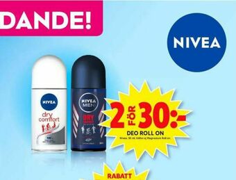 ICA Maxi Nivea Deodorant erbjuda