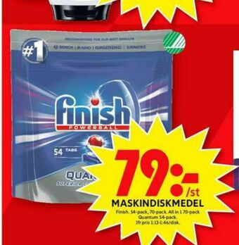 ICA Maxi Finish Diskmaskintabs erbjuda