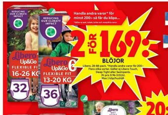 ICA Maxi Libero Blöjor erbjuda