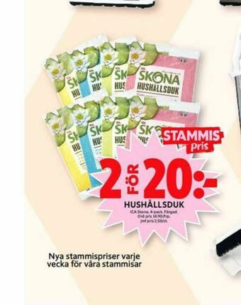 ICA Maxi Skona Hushållsduk erbjuda