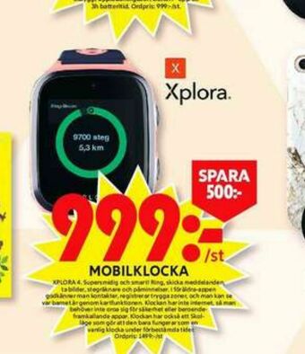 ICA Maxi Xplora Smart Watch erbjuda