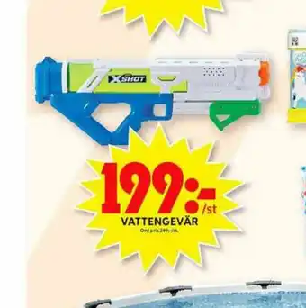 ICA Maxi Xshot Vattenpistol erbjuda