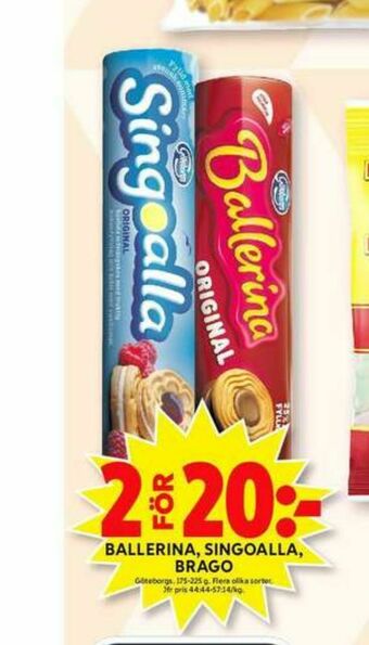 ICA Maxi Ballerina Kaffekex erbjuda