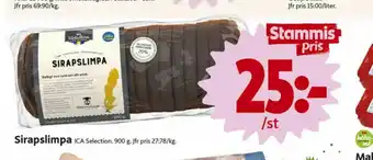 Sirapslimpa Limpa