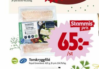 ICA Nära Royal Greenland Torskfilé erbjuda