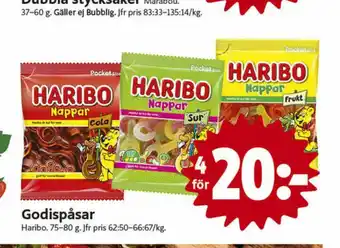 ICA Nära Haribo Godispåsar erbjuda