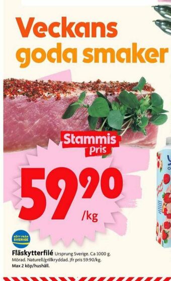 ICA Supermarket Fläskytterfilé erbjuda