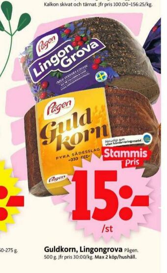 ICA Supermarket LingonGrova Rågbröd erbjuda