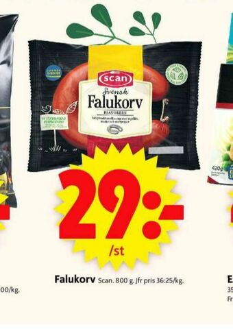 ICA Supermarket Scan Falukorv erbjuda