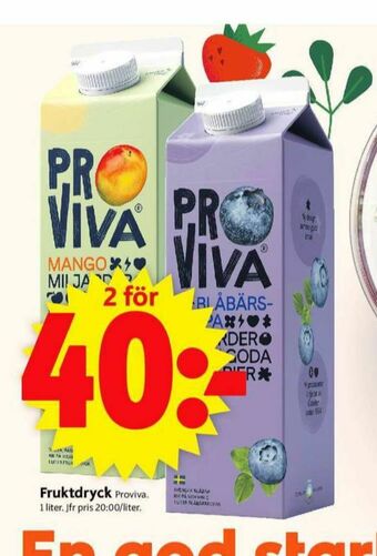 ICA Supermarket ProViva Fruktdryck erbjuda