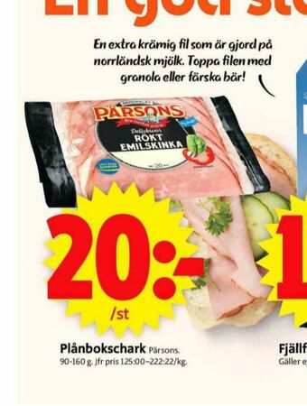 ICA Supermarket Pärsons Skinka erbjuda