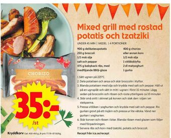 ICA Supermarket Gøl Kryddkorv erbjuda