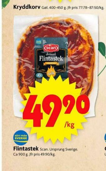 ICA Supermarket Scan Flintastek erbjuda