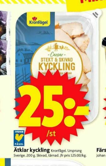ICA Supermarket Kronfågel Kyckling erbjuda