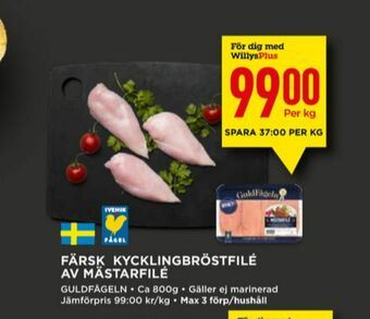 Guldfågeln Kycklingbröstfilé