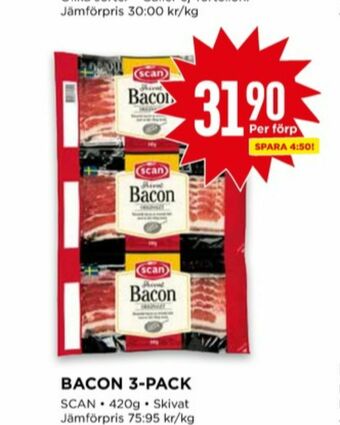 Willys Scan Baconskivor erbjuda