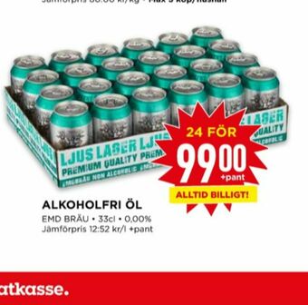 Willys Emdbräu Öl erbjuda