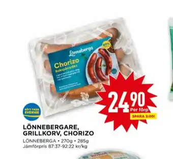 Willys Lönneberga Kycklingkorv erbjuda