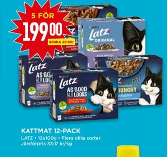 Willys Latz Kattmat erbjuda