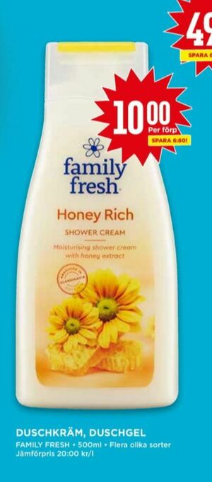 Willys Family Fresh Duschtvål erbjuda