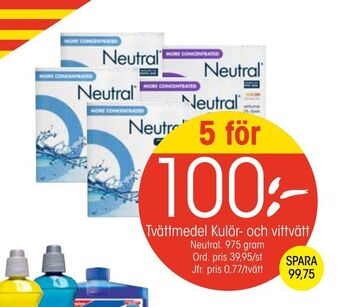 EKO Tvättmedel kulör- och vittvätt erbjuda