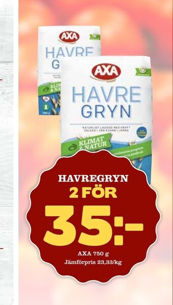 Matdax Havregryn erbjuda